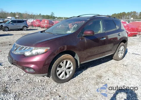 2014 Nissan Murano Sl from USA, damaged, VIN JN8AZ1MW4EW525537